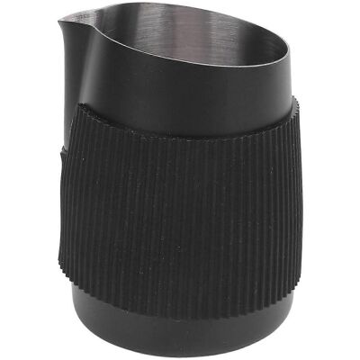 FLAMMKRAFT Pichet À Lait En Acier Inoxydable 420 Ml Avec Graduation, Protection Anti-brûlure, Nettoyage Facile. Publicité FLAMMKRAFT Pichet À Lait En Acier Inoxydable 420 Ml Avec Graduation, Protection Anti-brûlure, Nettoyage Facile. Publicité