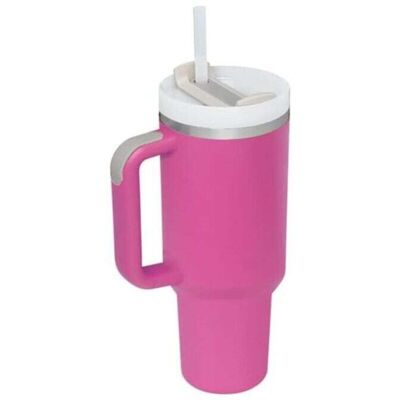OEM Gobelet Avec Poignée De 40 Oz Et Couvercle À Paille, Gobelet Isotherme Pour Tasse De Voyage - Publicité OEM Gobelet Avec Poignée De 40 Oz Et Couvercle À Paille, Gobelet Isotherme Pour Tasse De Voyage - Publicité