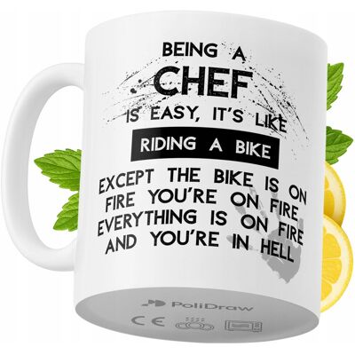 OEM Mug Humoristique Pour Chef, Avec Un Texte Amusant Et Un Design Graphique Original. Idéal Pour Les Anniversaires, Les Fêtes Et Les Occasions Spéciales. Mug Premium Pour La Maison, Le Bureau Et Le Trava - Publicité OEM Mug Humoristique Pour Chef, Avec Un Texte Amusant Et Un Design Graphique Original. Idéal Pour Les Anniversaires, Les Fêtes Et Les Occasions Spéciales. Mug Premium Pour La Maison, Le Bureau Et Le Trava - Publicité