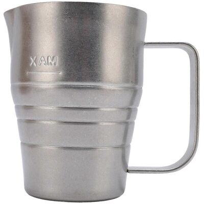 FLAMMKRAFT Pichet À Lait En Acier Inoxydable 304 Antirouille, Multifonctionnel, Pour Café Et Maison. Publicité FLAMMKRAFT Pichet À Lait En Acier Inoxydable 304 Antirouille, Multifonctionnel, Pour Café Et Maison. Publicité