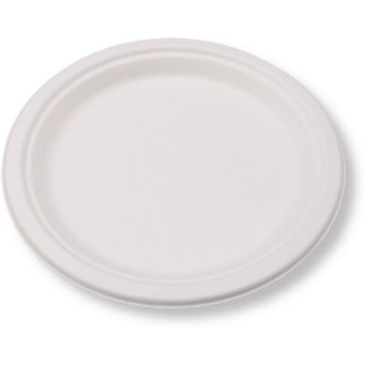 OEM Assiette En Pulpe De Roseau 18 Cm, 125 Pièces - Publicité OEM Assiette En Pulpe De Roseau 18 Cm, 125 Pièces - Publicité