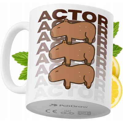 OEM Mug Humoristique Pour Acteur, Avec Texte Amusant Et Design Graphique, Idéal Pour Les Anniversaires, Les Fêtes Et Les Occasions Spéciales. Mug Premium Pour La Maison, Le Bureau Et Le Travail. Blanc, 33 - Publicité OEM Mug Humoristique Pour Acteur, Avec Texte Amusant Et Design Graphique, Idéal Pour Les Anniversaires, Les Fêtes Et Les Occasions Spéciales. Mug Premium Pour La Maison, Le Bureau Et Le Travail. Blanc, 33 - Publicité