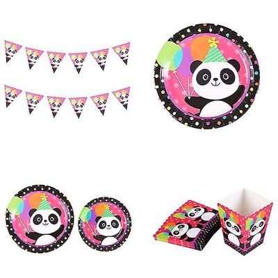 FATRD Ensemble De Vaisselle Jetable De 52 Pièces Pour Fête - Publicité FATRD Ensemble De Vaisselle Jetable De 52 Pièces Pour Fête - Publicité