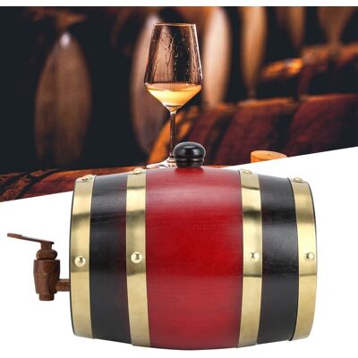 MCKENSA Fût À Vin Domestique Miniature En Bois De Chêne De 1,5 L, Accessoire De Brassage Maison - Publicité MCKENSA Fût À Vin Domestique Miniature En Bois De Chêne De 1,5 L, Accessoire De Brassage Maison - Publicité