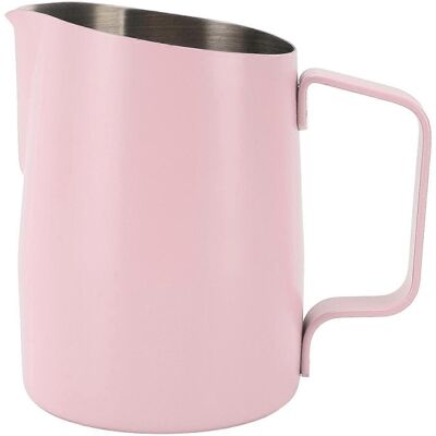 FLAMMKRAFT Pichet À Mousser Le Lait 450 Ml En Acier Inoxydable 304 Avec Poignée Ergonomique, Idéal Pour La Maison. Publicité FLAMMKRAFT Pichet À Mousser Le Lait 450 Ml En Acier Inoxydable 304 Avec Poignée Ergonomique, Idéal Pour La Maison. Publicité