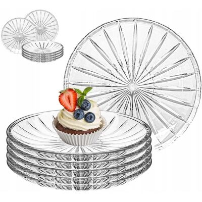 OEM Service D'Assiettes Pour 12 Personnes, Assiettes À Gâteaux En Verre Altom Design Venus 15 Cm - Publicité OEM Service D'Assiettes Pour 12 Personnes, Assiettes À Gâteaux En Verre Altom Design Venus 15 Cm - Publicité