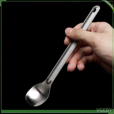 OEM Cuillère Spork En Titane - Fafeicy - Long Manche - Finition Mate - 21,8 Cm - 19 G - Publicité OEM Cuillère Spork En Titane - Fafeicy - Long Manche - Finition Mate - 21,8 Cm - 19 G - Publicité