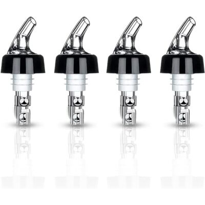 ALVIOR Bec Verseur - 3 Cl - Pour Liqueur Vin Schnaps Cocktail Huile Vinaigre - Lot De 4 Pièces - Publicité ALVIOR Bec Verseur - 3 Cl - Pour Liqueur Vin Schnaps Cocktail Huile Vinaigre - Lot De 4 Pièces - Publicité
