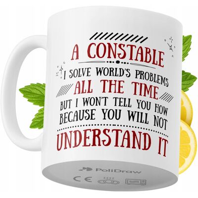 OEM Mug Humoristique « Agent De Police » Avec Texte Amusant Et Design Graphique. Idéal Pour Les Anniversaires, Les Fêtes Et Les Jours Fériés. Mug Premium Pour Toutes Les Occasions Spéciales, À La Maison O - Publicité OEM Mug Humoristique « Agent De Police » Avec Texte Amusant Et Design Graphique. Idéal Pour Les Anniversaires, Les Fêtes Et Les Jours Fériés. Mug Premium Pour Toutes Les Occasions Spéciales, À La Maison O - Publicité