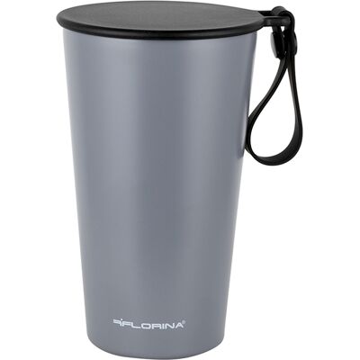 OEM Mug Isotherme Fiore 450 Ml Gris Foncé - Publicité OEM Mug Isotherme Fiore 450 Ml Gris Foncé - Publicité