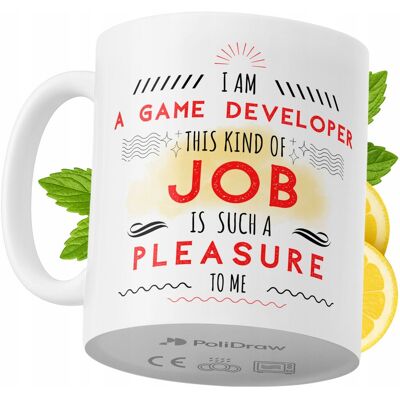 OEM Mug Humoristique Pour Développeur De Jeux Vidéo, Avec Un Texte Amusant Et Un Design Graphique Original. Idéal Pour Les Anniversaires, Les Fêtes Et Les Occasions Spéciales. Mug Premium Pour La Maison, - Publicité OEM Mug Humoristique Pour Développeur De Jeux Vidéo, Avec Un Texte Amusant Et Un Design Graphique Original. Idéal Pour Les Anniversaires, Les Fêtes Et Les Occasions Spéciales. Mug Premium Pour La Maison, - Publicité