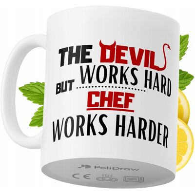 OEM Mug Humoristique Pour Chef, Avec Un Texte Amusant Et Un Design Graphique Original. Idéal Pour Les Anniversaires, Les Fêtes Et Les Occasions Spéciales. Mug Premium Pour La Maison, Le Bureau Et Le Trava - Publicité OEM Mug Humoristique Pour Chef, Avec Un Texte Amusant Et Un Design Graphique Original. Idéal Pour Les Anniversaires, Les Fêtes Et Les Occasions Spéciales. Mug Premium Pour La Maison, Le Bureau Et Le Trava - Publicité