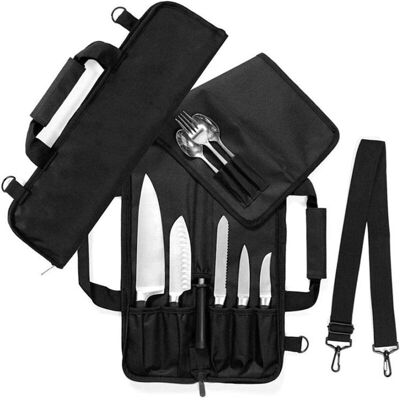 Melissa Sac De Chef,porte-couverts Durable,outils De Sculpture De Cuisine À Épaule Unique Messenger Vaisselle Sac De Rangement Pour Chefs - Publicité Melissa Sac De Chef,porte-couverts Durable,outils De Sculpture De Cuisine À Épaule Unique Messenger Vaisselle Sac De Rangement Pour Chefs - Publicité