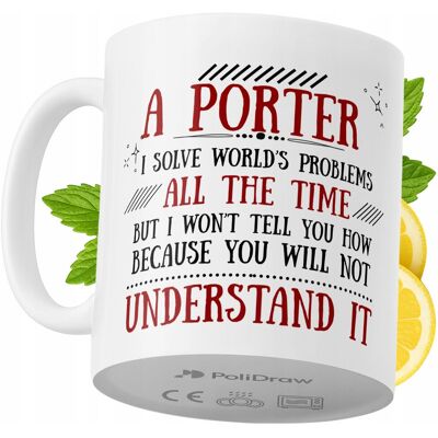OEM Mug Humoristique Pour Porteur, Tasse À Café Ou À Thé Avec Texte Amusant, Mug Graphique Idéal Pour Les Anniversaires, Les Fêtes Et Les Occasions Spéciales, À La Maison Ou Au Bureau. Mug Premium Blanc D - Publicité OEM Mug Humoristique Pour Porteur, Tasse À Café Ou À Thé Avec Texte Amusant, Mug Graphique Idéal Pour Les Anniversaires, Les Fêtes Et Les Occasions Spéciales, À La Maison Ou Au Bureau. Mug Premium Blanc D - Publicité