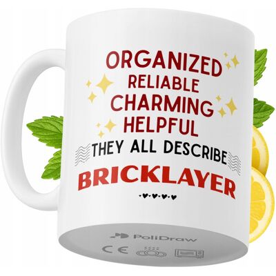 OEM Mug Humoristique Pour Maçon - Mug À Café/thé Avec Texte Amusant - Idéal Pour Les Anniversaires, Les Fêtes Et Les Occasions Spéciales - Mug Premium Pour La Maison, Le Bureau Et Le Travail - Blanc - 330 - Publicité OEM Mug Humoristique Pour Maçon - Mug À Café/thé Avec Texte Amusant - Idéal Pour Les Anniversaires, Les Fêtes Et Les Occasions Spéciales - Mug Premium Pour La Maison, Le Bureau Et Le Travail - Blanc - 330 - Publicité