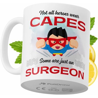 OEM Mug Humoristique Pour Chirurgien, Avec Texte Amusant Et Design Graphique. Idéal Pour Les Anniversaires, Les Fêtes Et Les Occasions Spéciales. Mug Premium Pour La Maison, Le Bureau Et Le Travail. Blanc - Publicité OEM Mug Humoristique Pour Chirurgien, Avec Texte Amusant Et Design Graphique. Idéal Pour Les Anniversaires, Les Fêtes Et Les Occasions Spéciales. Mug Premium Pour La Maison, Le Bureau Et Le Travail. Blanc - Publicité