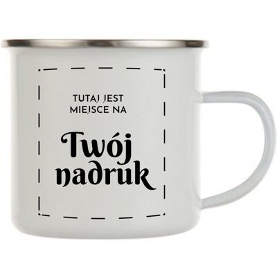 OEM Mug En Métal Émaillé, 300 Ml, Personnalisable Avec Un Motif Au Choix - Publicité OEM Mug En Métal Émaillé, 300 Ml, Personnalisable Avec Un Motif Au Choix - Publicité