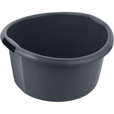 OEM Bol En Plastique Solide 49 X 48 X 50 Cm, 30 L, Gris Foncé - Ben - Publicité OEM Bol En Plastique Solide 49 X 48 X 50 Cm, 30 L, Gris Foncé - Ben - Publicité