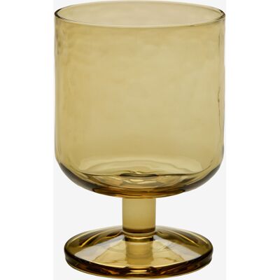 Pack De 4 Verres À Vin 38 Cl En Verre Leomie Sklum Jaune Miel - Publicité Pack De 4 Verres À Vin 38 Cl En Verre Leomie Sklum Jaune Miel - Publicité