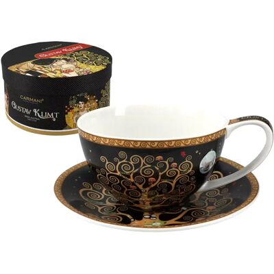 OEM Tasse Et Soucoupe - G. Klimt, L'Arbre Carmani - Publicité OEM Tasse Et Soucoupe - G. Klimt, L'Arbre Carmani - Publicité