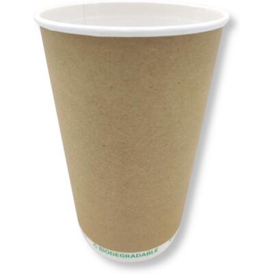 OEM Gobelets À Café En Papier Sans Plastique 400 Ml, Lot De 25, Écologiques - Publicité OEM Gobelets À Café En Papier Sans Plastique 400 Ml, Lot De 25, Écologiques - Publicité
