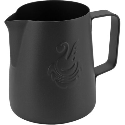 HEAT Pichet À Lait Multifonction En Acier Inoxydable 304 Avec Poignée, 420 Ml, Noir - Publicité HEAT Pichet À Lait Multifonction En Acier Inoxydable 304 Avec Poignée, 420 Ml, Noir - Publicité