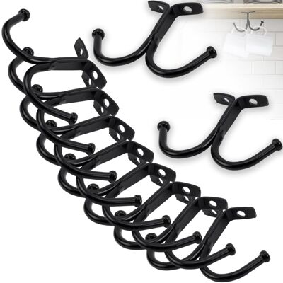 OEM Porte-gobelets Suspendu, Porte-tasses Pour 10 Pièces, Porte-tasses À Café, Porte-verres À Vin, Rangement Pour Verres (noir) - Publicité OEM Porte-gobelets Suspendu, Porte-tasses Pour 10 Pièces, Porte-tasses À Café, Porte-verres À Vin, Rangement Pour Verres (noir) - Publicité