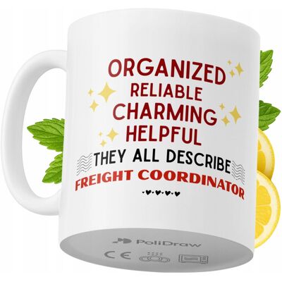 OEM Mug Humoristique Pour Coordinateur De Fret, Avec Un Texte Amusant Et Un Design Graphique Original. Idéal Pour Les Anniversaires, Les Fêtes Et Les Occasions Spéciales. Mug Premium Pour La Maison, Le Bu - Publicité OEM Mug Humoristique Pour Coordinateur De Fret, Avec Un Texte Amusant Et Un Design Graphique Original. Idéal Pour Les Anniversaires, Les Fêtes Et Les Occasions Spéciales. Mug Premium Pour La Maison, Le Bu - Publicité