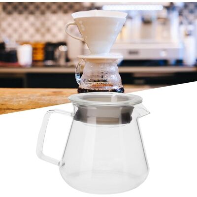 OEM 1 Pot À Café En Verre,poignée Anti-brûlure,fond Antidérapant,bec Verseur En V,500ml,pour Cuisine Et Restaurant - Publicité OEM 1 Pot À Café En Verre,poignée Anti-brûlure,fond Antidérapant,bec Verseur En V,500ml,pour Cuisine Et Restaurant - Publicité