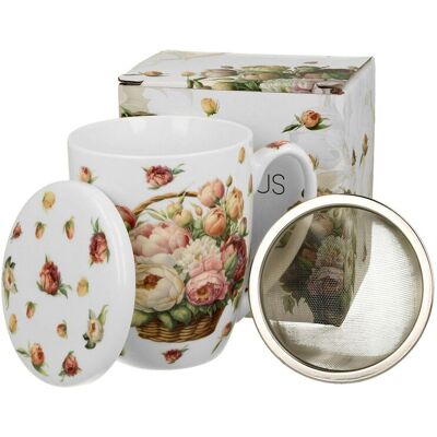 OEM Mug Peony 350 Ml Avec Infuseur - Publicité OEM Mug Peony 350 Ml Avec Infuseur - Publicité