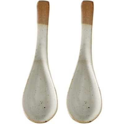 HERUSI Cuillère Japonaise, Cuillère À Soupe En Céramique, Cuillère À Riz, Cuillère À Ramen, Cuillère De Service Asiatique, Vaisselle Rétro Multifonctionnelle Pour Fêtes, Famille Et Restaurants (lot De 2). Publicité HERUSI Cuillère Japonaise, Cuillère À Soupe En Céramique, Cuillère À Riz, Cuillère À Ramen, Cuillère De Service Asiatique, Vaisselle Rétro Multifonctionnelle Pour Fêtes, Famille Et Restaurants (lot De 2). Publicité