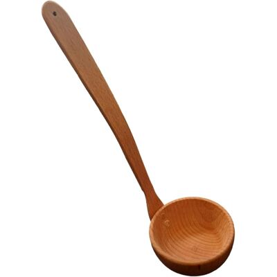 OEM 1 Louche En Bois, Manche Ergonomique, Hêtre Naturel, Pour Soupes Et Sauces, Cuisine Domestique Et Professionnelle - Publicité OEM 1 Louche En Bois, Manche Ergonomique, Hêtre Naturel, Pour Soupes Et Sauces, Cuisine Domestique Et Professionnelle - Publicité