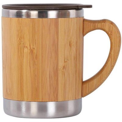 ALLAUVE Tasse Isotherme En Acier Inoxydable Pour Thé Latte, Chocolat Chaud, Jus De Fruits Et Eau, 35 Cl (12 Oz) - Publicité ALLAUVE Tasse Isotherme En Acier Inoxydable Pour Thé Latte, Chocolat Chaud, Jus De Fruits Et Eau, 35 Cl (12 Oz) - Publicité