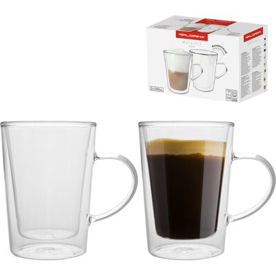 OEM Verres Thermiques En Malachite Florina, Lot De 2, 340 Ml - Publicité OEM Verres Thermiques En Malachite Florina, Lot De 2, 340 Ml - Publicité