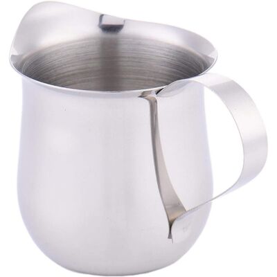 OEM 1 Pichet À Lait, Acier Inoxydable, Bec Verseur Sans Couture, Surface Miroir, Pour Café Latte Cappuccino - Publicité OEM 1 Pichet À Lait, Acier Inoxydable, Bec Verseur Sans Couture, Surface Miroir, Pour Café Latte Cappuccino - Publicité