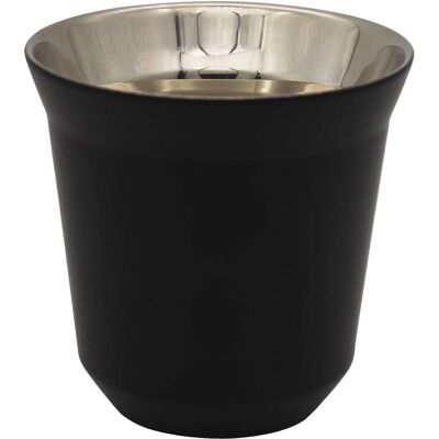 OEM 1 Pièce Tasse À Expresso, Double Paroi Isolante, Acier Inoxydable 304, 80ml, Noir, Pour Café Thé Lait - Publicité OEM 1 Pièce Tasse À Expresso, Double Paroi Isolante, Acier Inoxydable 304, 80ml, Noir, Pour Café Thé Lait - Publicité