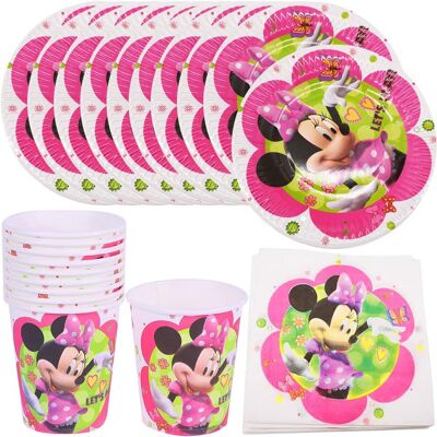 OEM Coffret Anniversaire Minnie Mouse 10 Pièces Sup - Publicité OEM Coffret Anniversaire Minnie Mouse 10 Pièces Sup - Publicité