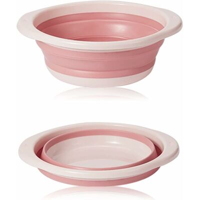 Melissa Bassine Retractable, Bassine Pliable, Bol À Vaisselle Rond Pliable Moyen Multifonctionnel, Bol Pliable Portable Peu Encombrant Pour Laver Les Légumes, La Vaisselle, Sous-vêtement (rose) - Publicité Melissa Bassine Retractable, Bassine Pliable, Bol À Vaisselle Rond Pliable Moyen Multifonctionnel, Bol Pliable Portable Peu Encombrant Pour Laver Les Légumes, La Vaisselle, Sous-vêtement (rose) - Publicité