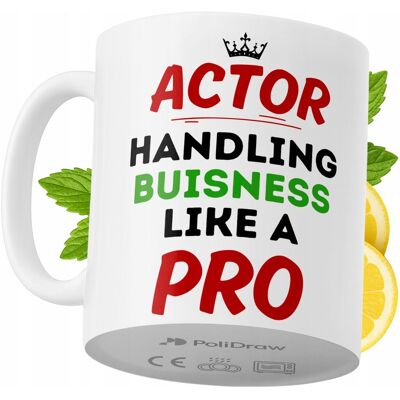OEM Mug Humoristique Pour Acteur, Avec Texte Amusant Et Design Graphique, Idéal Pour Les Anniversaires, Les Fêtes Et Les Occasions Spéciales. Mug Premium Pour La Maison, Le Bureau Et Le Travail. Blanc, 33 - Publicité OEM Mug Humoristique Pour Acteur, Avec Texte Amusant Et Design Graphique, Idéal Pour Les Anniversaires, Les Fêtes Et Les Occasions Spéciales. Mug Premium Pour La Maison, Le Bureau Et Le Travail. Blanc, 33 - Publicité