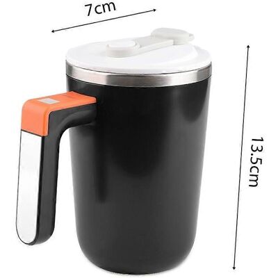 FLAMMKRAFT Mug Magnétique Auto-mélangeur 300 Ml Avec Couvercle Et Revêtement Intérieur En Acier Inoxydable 304 Rechargeable. Publicité FLAMMKRAFT Mug Magnétique Auto-mélangeur 300 Ml Avec Couvercle Et Revêtement Intérieur En Acier Inoxydable 304 Rechargeable. Publicité