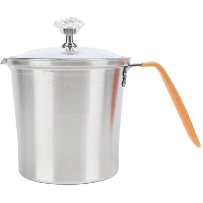 FLAMMKRAFT Pichet Mousseur À Lait 500 Ml En Acier Inoxydable Avec Couvercle En Verre. Précision Optimale. Publicité FLAMMKRAFT Pichet Mousseur À Lait 500 Ml En Acier Inoxydable Avec Couvercle En Verre. Précision Optimale. Publicité