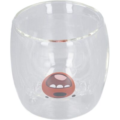MCKENSA Mug Mignon En Verre À Double Paroi De 250 Ml, Résistant À La Chaleur, Motif Ours Rouge, Idéal Pour La Maison, Le Bureau Ou La Bibliothèque. Cadeau Parfait. Publicité MCKENSA Mug Mignon En Verre À Double Paroi De 250 Ml, Résistant À La Chaleur, Motif Ours Rouge, Idéal Pour La Maison, Le Bureau Ou La Bibliothèque. Cadeau Parfait. Publicité