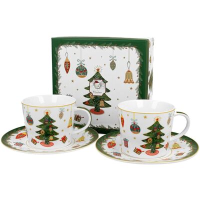 OEM Ensemble De 2 Tasses À Motif De Noël - Publicité OEM Ensemble De 2 Tasses À Motif De Noël - Publicité