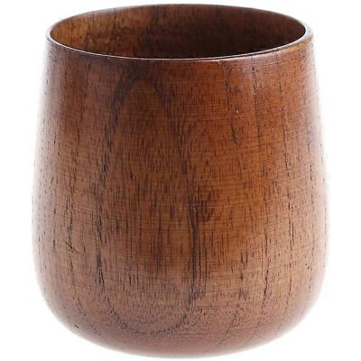 ALLAUVE Tasse En Bois Rustique Faite À La Main En Bois Naturel, Mug À Café, Bière, Jus, Thé Au Lait - Publicité ALLAUVE Tasse En Bois Rustique Faite À La Main En Bois Naturel, Mug À Café, Bière, Jus, Thé Au Lait - Publicité