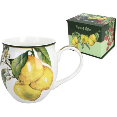 OEM Mug En Forme De Tonneau - Citrons (carmani) - Publicité OEM Mug En Forme De Tonneau - Citrons (carmani) - Publicité