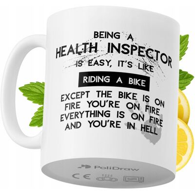 OEM Mug Humoristique Pour Inspecteur Sanitaire, Avec Texte Amusant Et Design Graphique. Idéal Pour Les Anniversaires, Les Fêtes Et Les Jours Fériés. Mug Premium Pour Toutes Les Occasions Spéciales, À La M - Publicité OEM Mug Humoristique Pour Inspecteur Sanitaire, Avec Texte Amusant Et Design Graphique. Idéal Pour Les Anniversaires, Les Fêtes Et Les Jours Fériés. Mug Premium Pour Toutes Les Occasions Spéciales, À La M - Publicité