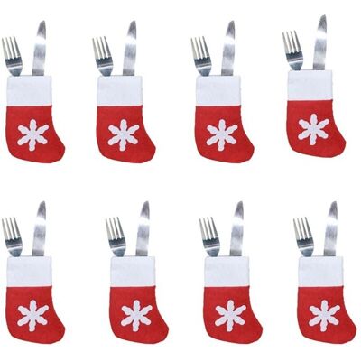 Scotch Aiperq Christmas Table Decoration Socks, Kitchen Cutlery Set Silverware Cutlery Holder Pocket 12pcs - Publicité Scotch Aiperq Christmas Table Decoration Socks, Kitchen Cutlery Set Silverware Cutlery Holder Pocket 12pcs - Publicité