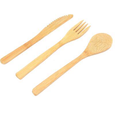 MCKENSA Ensemble De 3 Couverts De Cuisine De Style Japonais : Fourchette, Cuillère Et Couteau. Vaisselle Pour La Maison. Publicité MCKENSA Ensemble De 3 Couverts De Cuisine De Style Japonais : Fourchette, Cuillère Et Couteau. Vaisselle Pour La Maison. Publicité