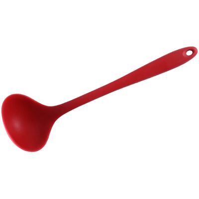 MCKENSA Louche À Soupe En Silicone De 28,5 Cm (11,2 Po) Avec Poignée Ergonomique Et Résistante À La Chaleur, Idéale Pour La Cuisine Et Les Repas À La Maison (rouge). Publicité MCKENSA Louche À Soupe En Silicone De 28,5 Cm (11,2 Po) Avec Poignée Ergonomique Et Résistante À La Chaleur, Idéale Pour La Cuisine Et Les Repas À La Maison (rouge). Publicité