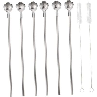 OEM Cuillères Et Pailles Réutilisables En Acier Inoxydable – Lot De 8 Pièces Élégantes Et Multifonctions Pour Boissons & Desserts - Publicité OEM Cuillères Et Pailles Réutilisables En Acier Inoxydable – Lot De 8 Pièces Élégantes Et Multifonctions Pour Boissons & Desserts - Publicité